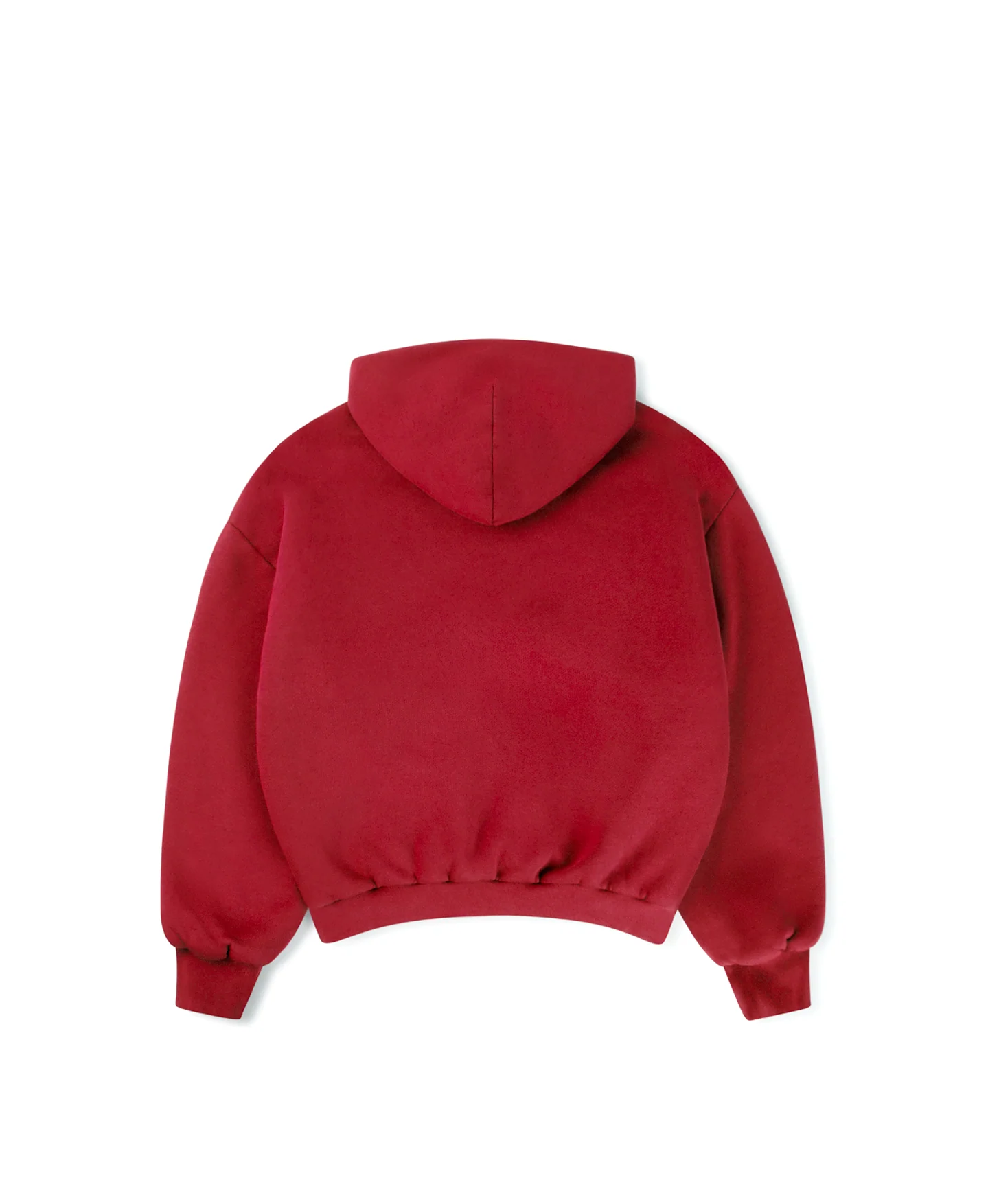 1000 GSM 'Dark Red' Double Hoodie - Image 2