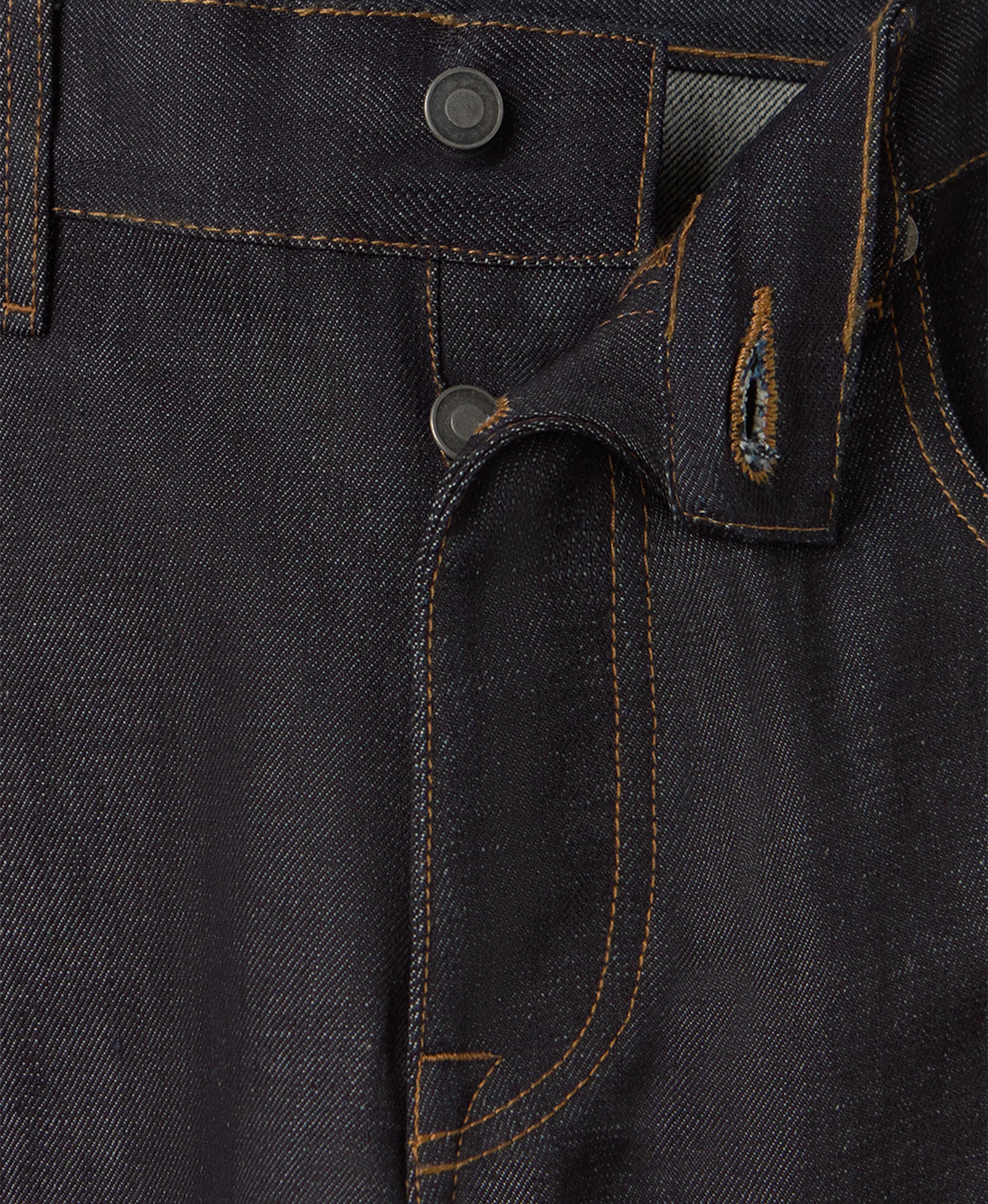 14oz 'Indigo' Selvedge Raw Denim Jeans - Image 3