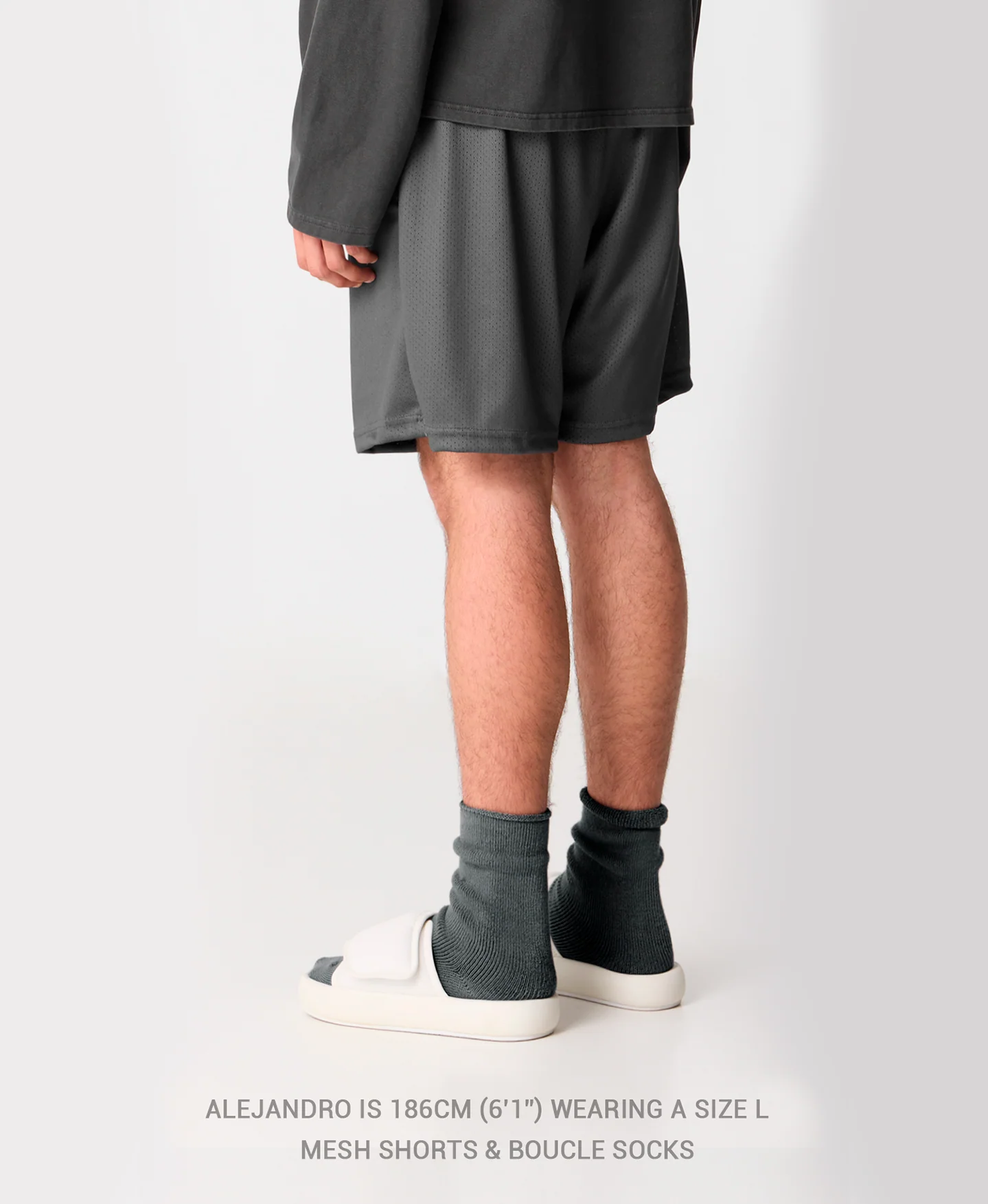 250 GSM 'Jet Black' Mesh Shorts - Image 8