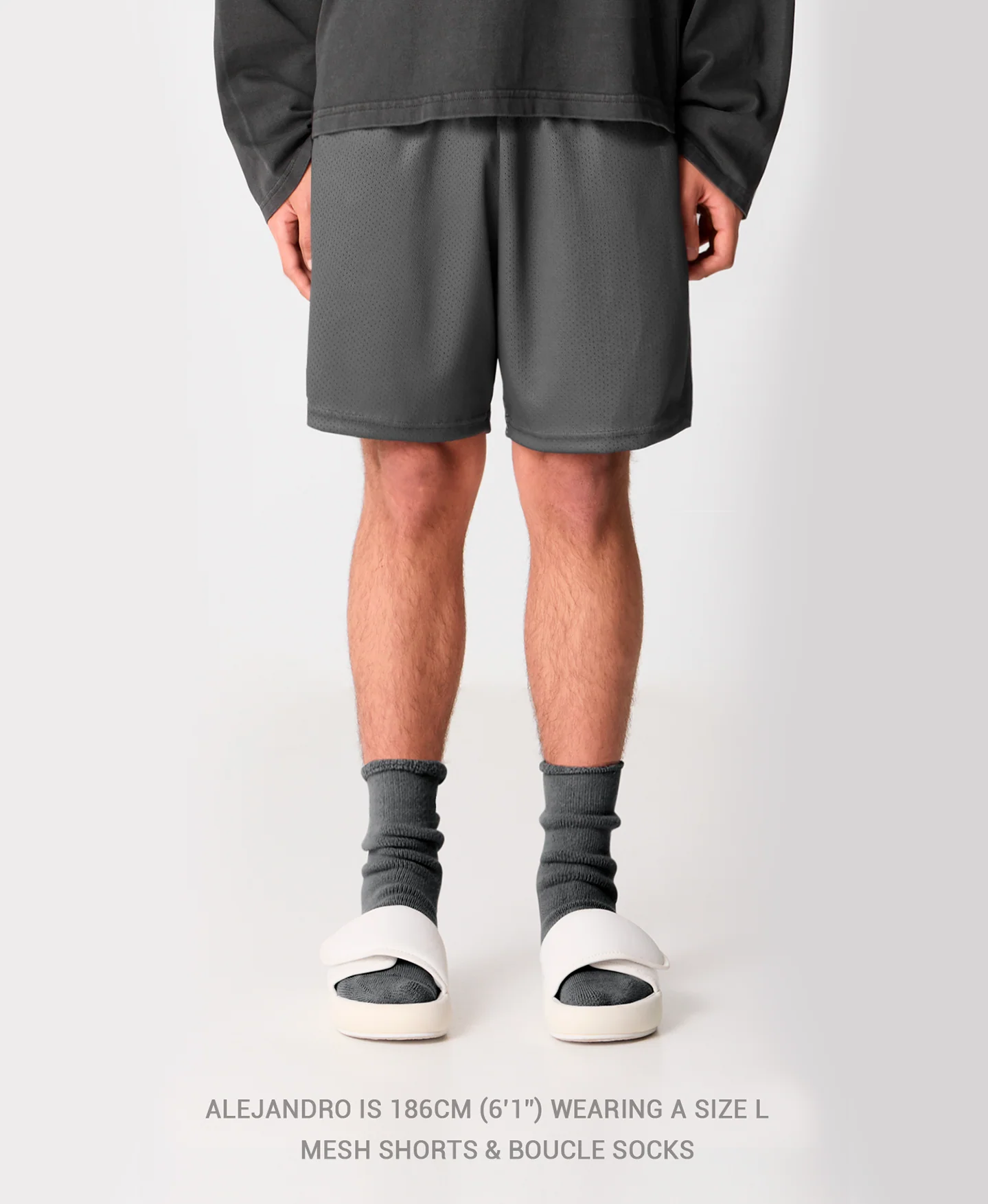 250 GSM 'Olive' Mesh Shorts - Image 6