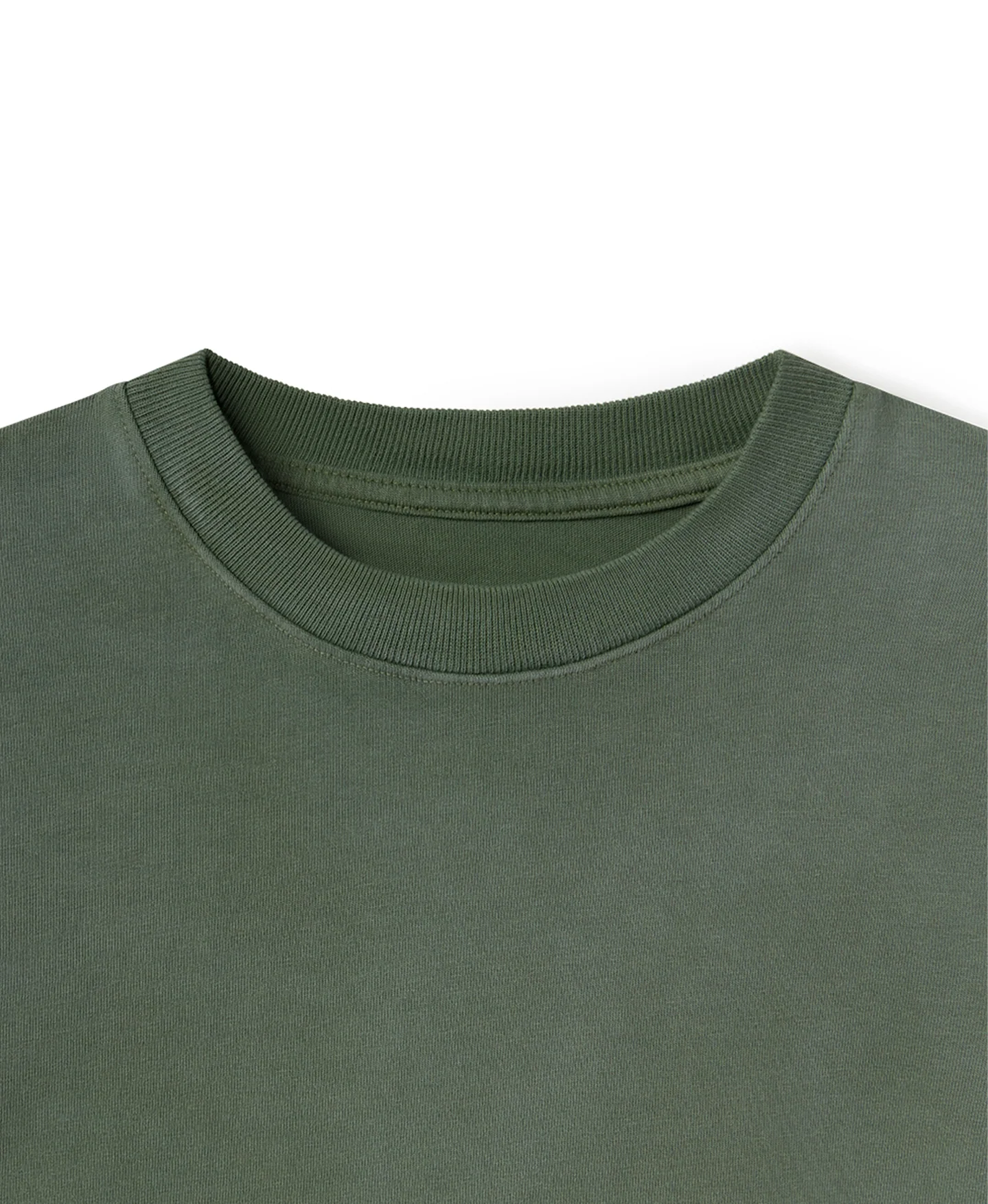 300 GSM 'Faded Olive' T-Shirt - Image 3