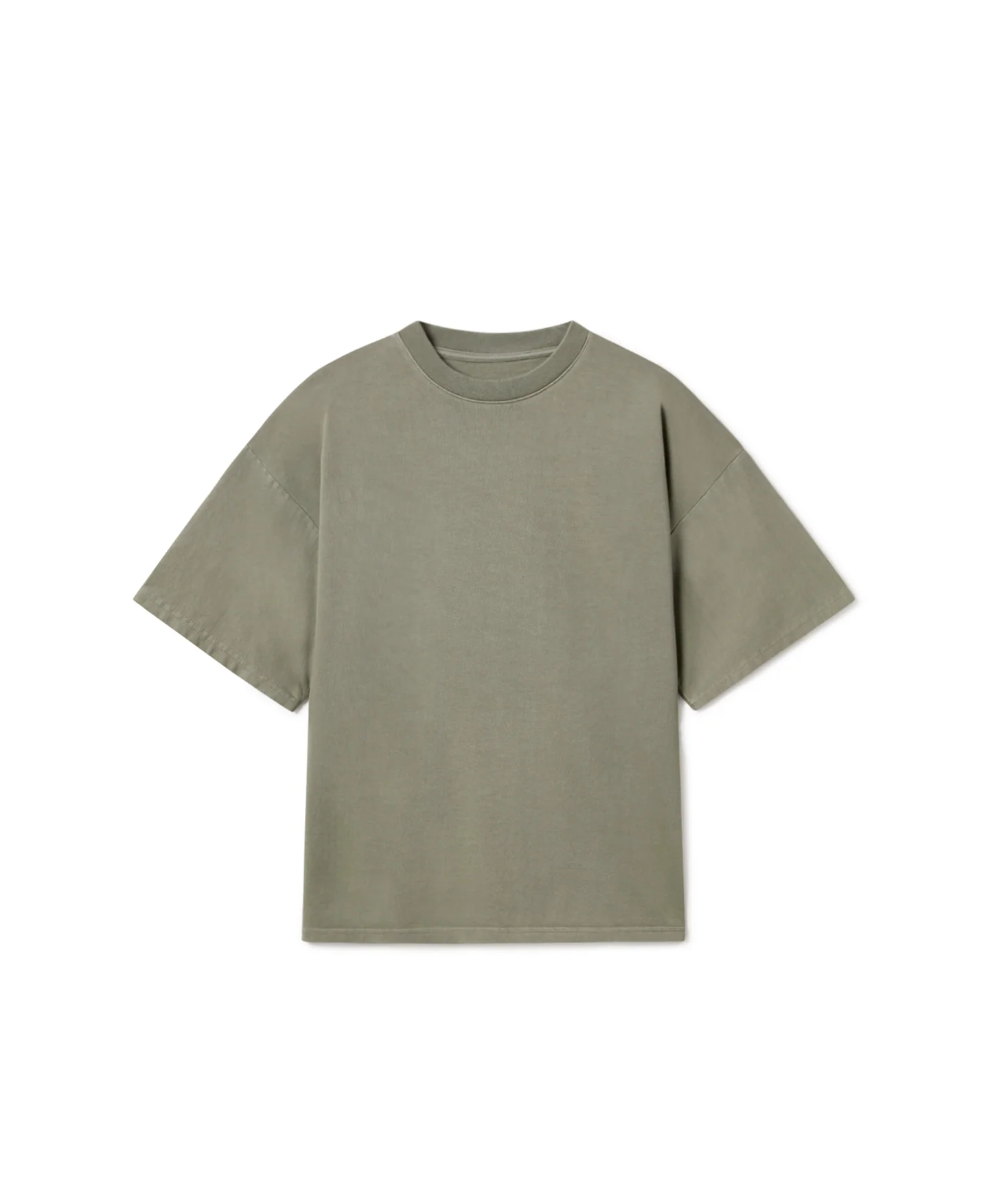 300 GSM 'Vintage Olive Green' T-Shirt