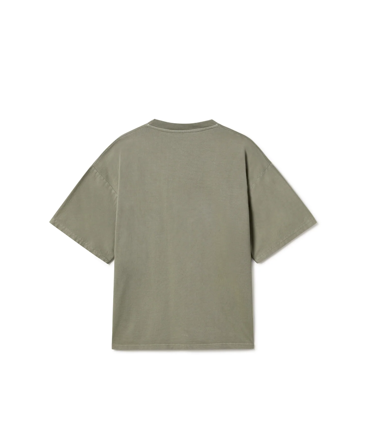 300 GSM 'Vintage Olive Green' T-Shirt - Image 2