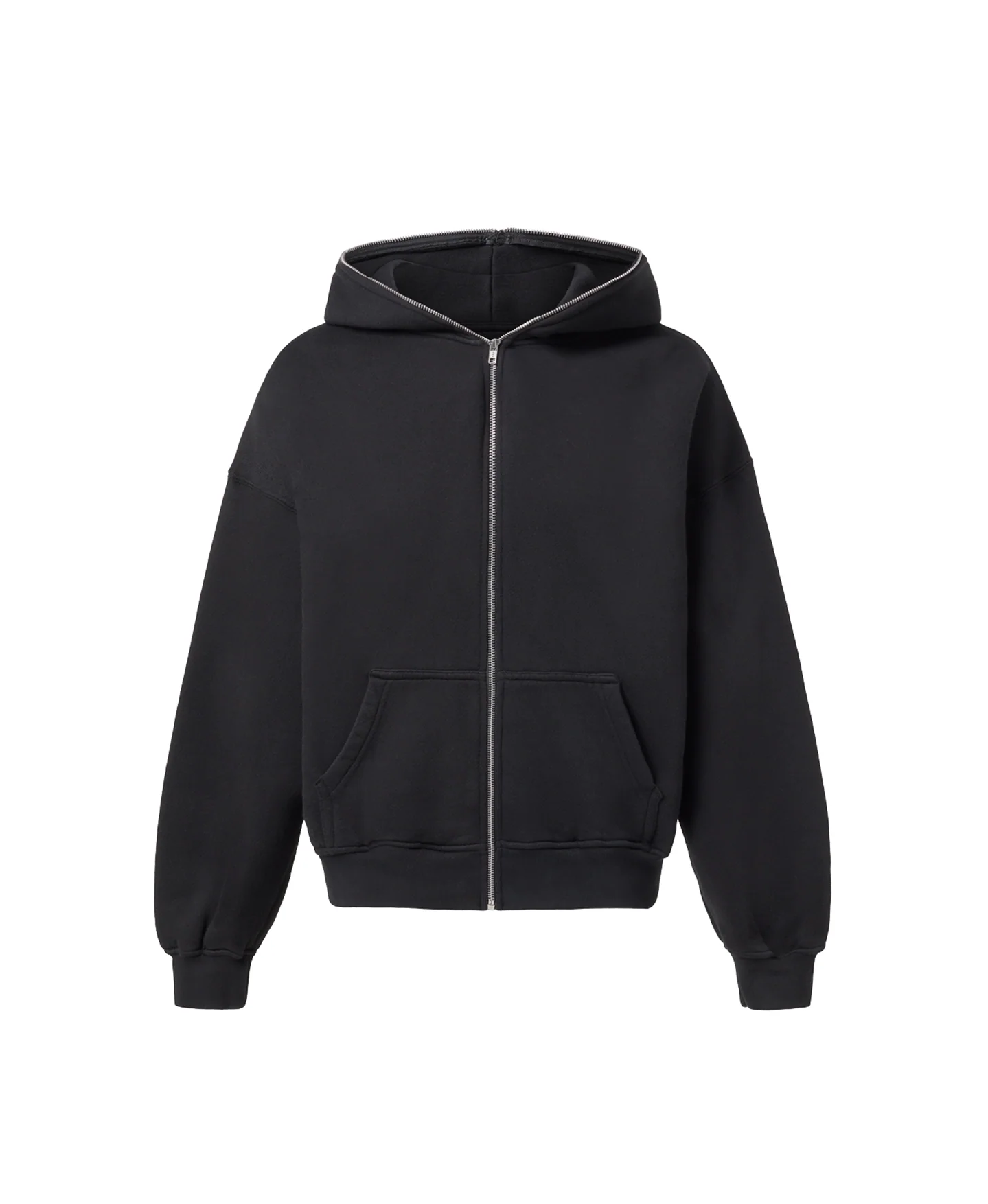 450 GSM 'Jet Black' Full-Zip