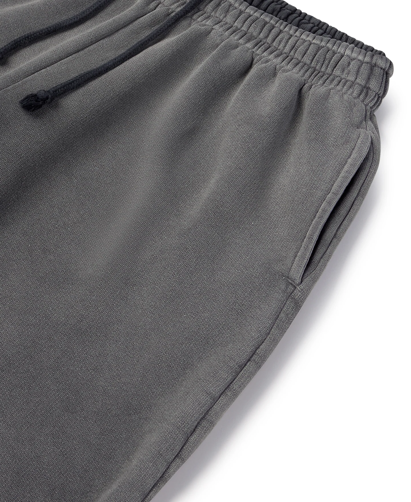 600 GSM 'Faded Black' Straight-leg Pants - Image 4