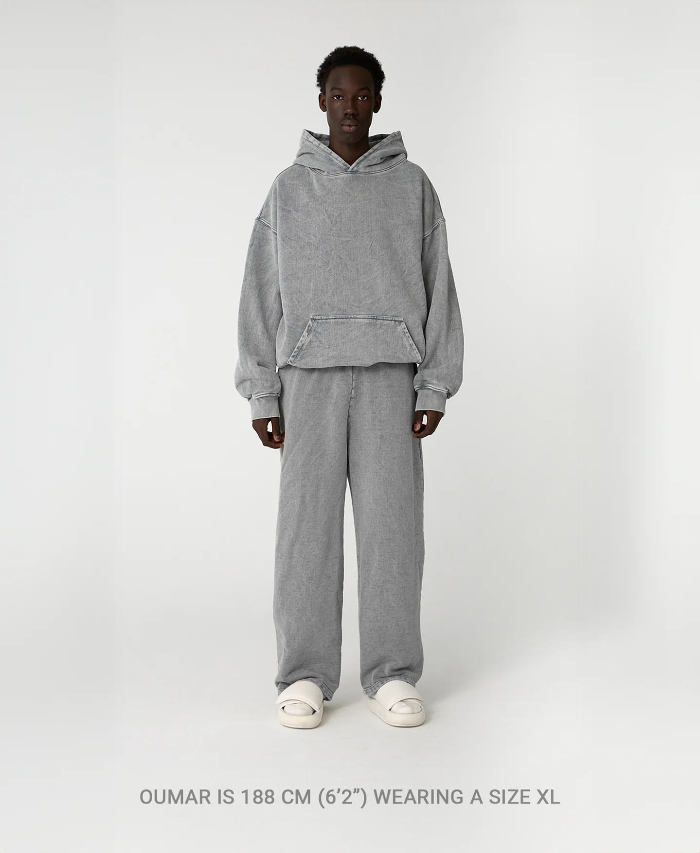600 GSM 'Bleach Black' Hoodie - Image 6