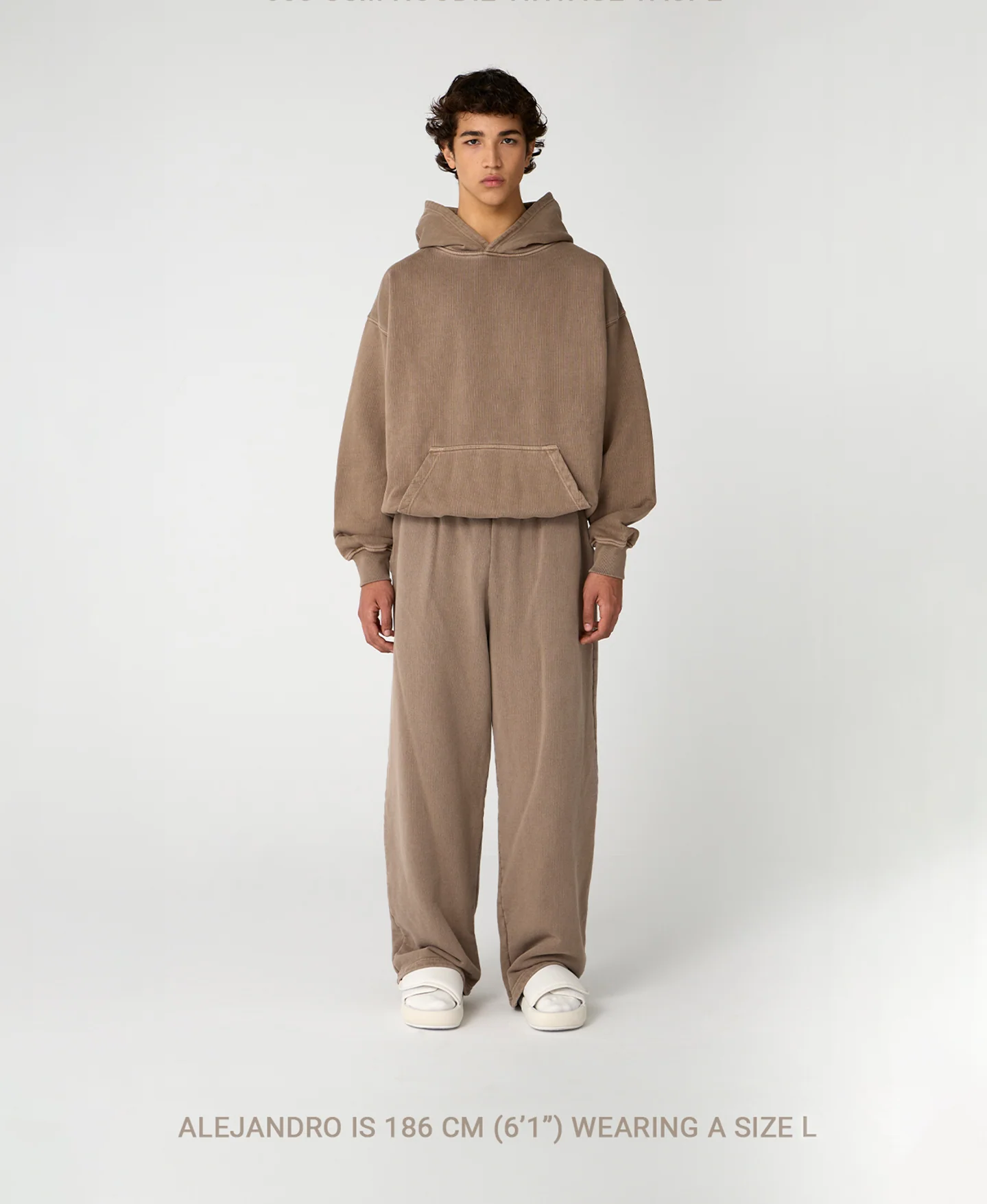 600 GSM 'Tan' Hoodie - Image 9