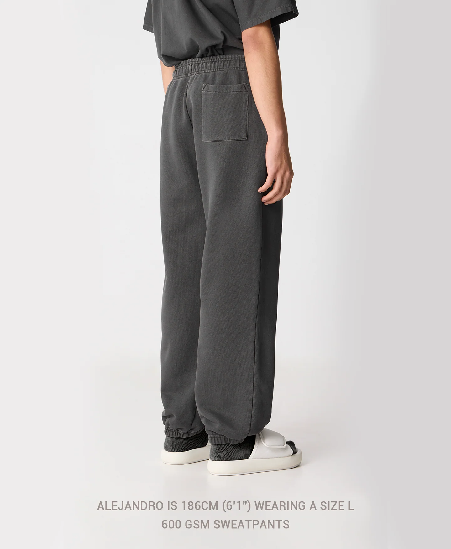 600 GSM 'Vintage Gray' Sweatpants - Image 6