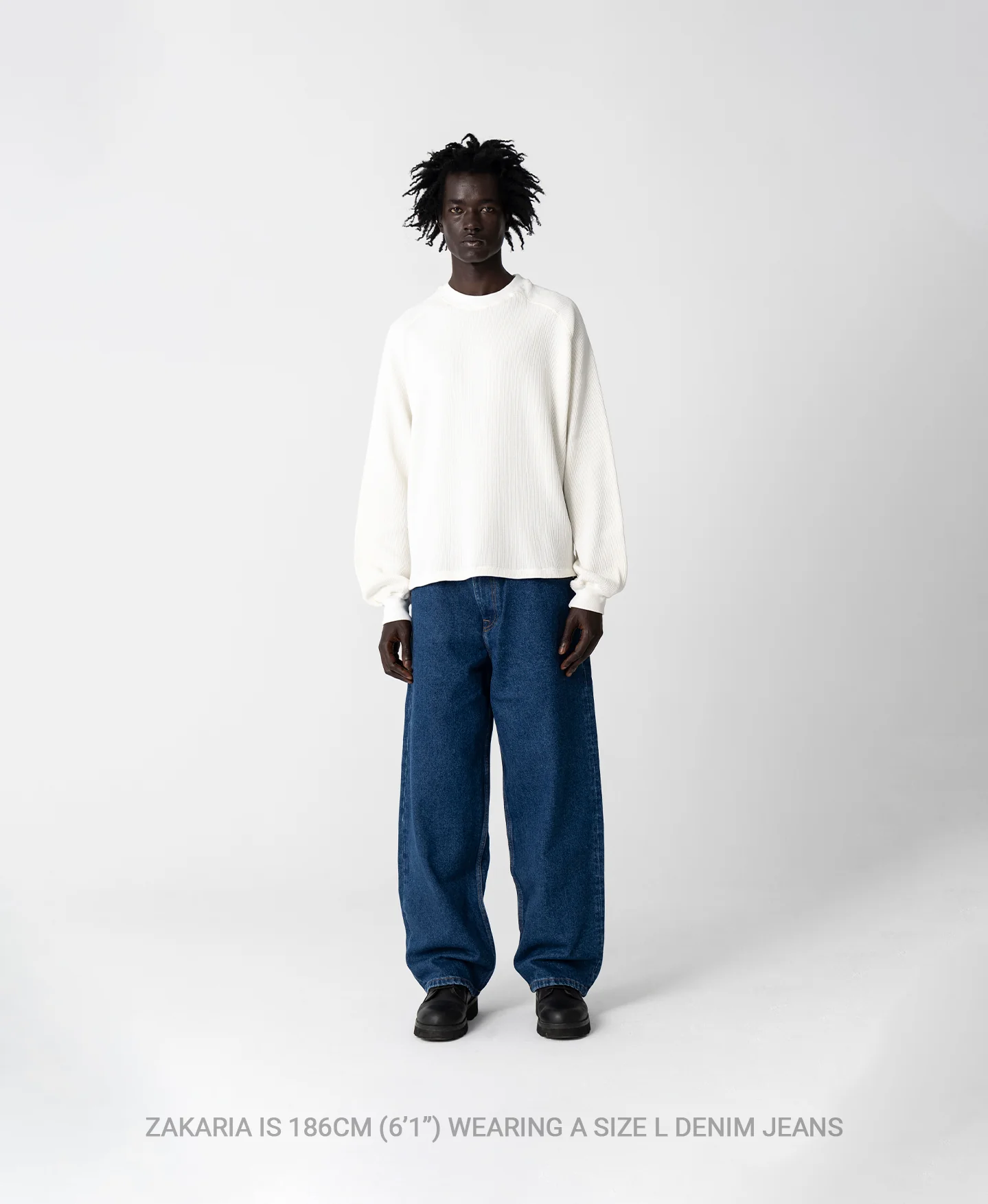 14oz 'Mid Indigo' Denim Jeans - Image 7