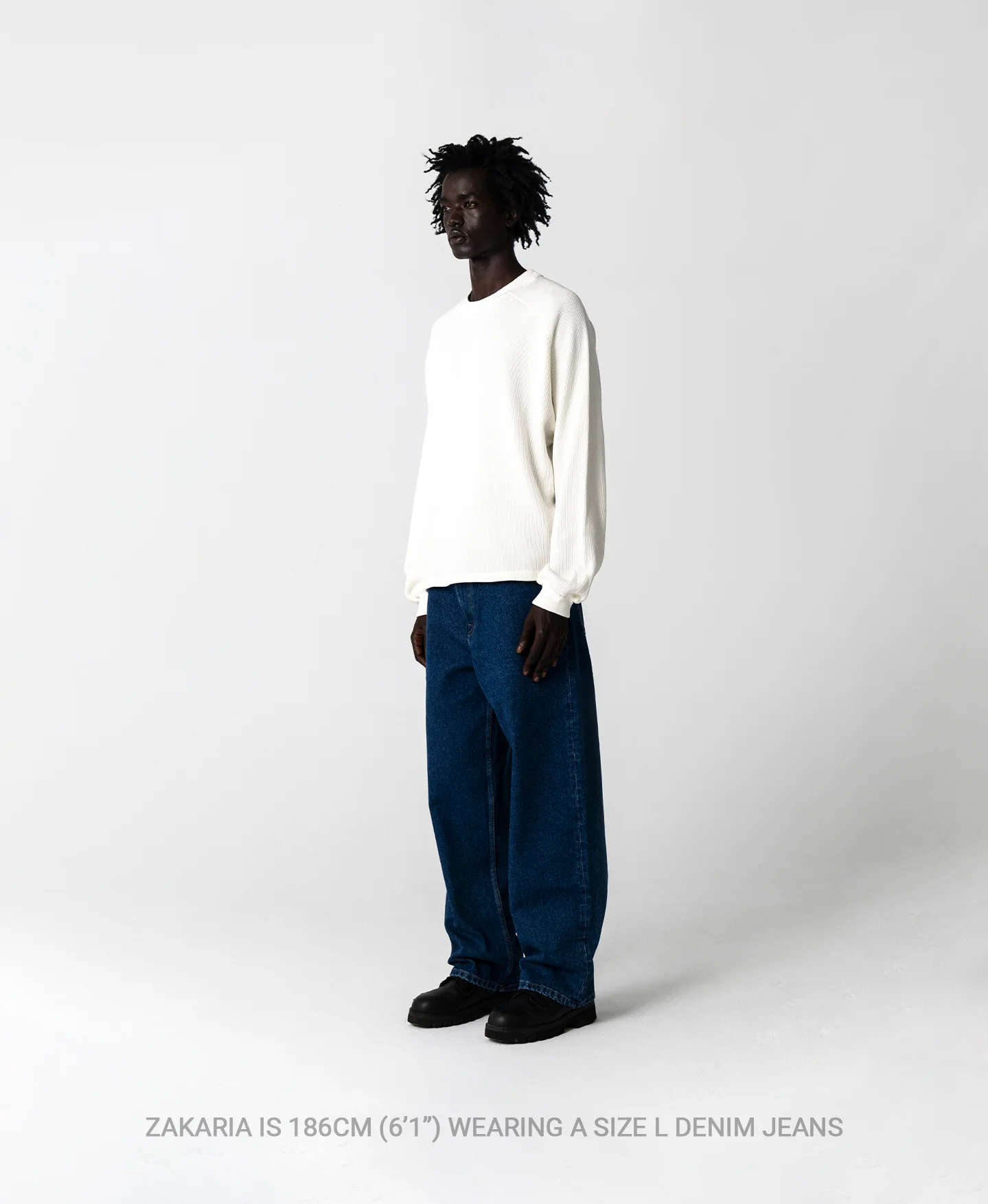 14oz 'Mid Indigo' Denim Jeans - Image 8