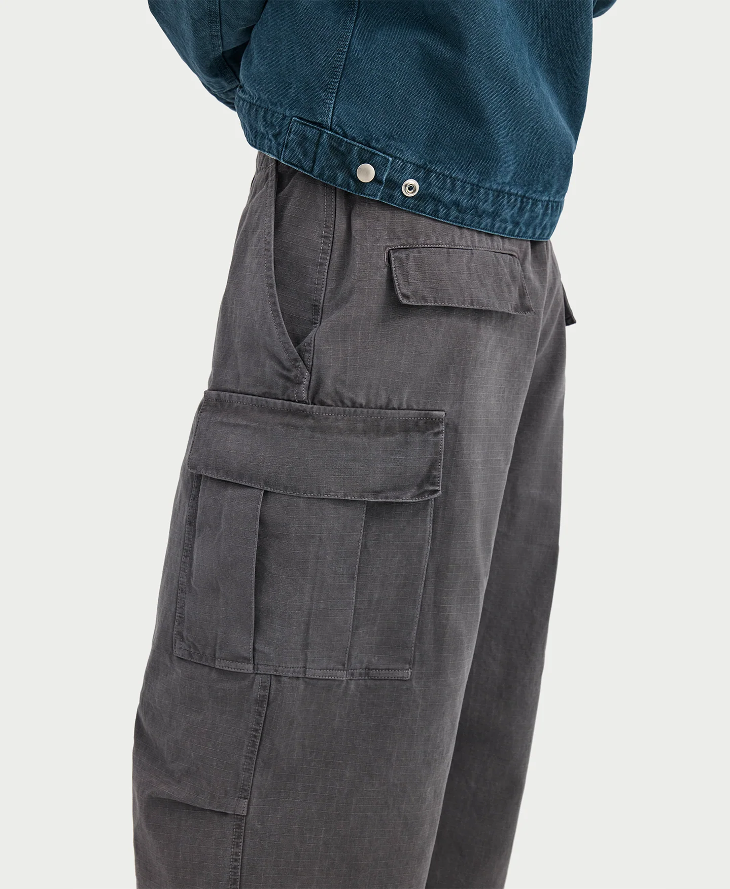 'Taupe' Ripstop Cargo Pants - Image 8